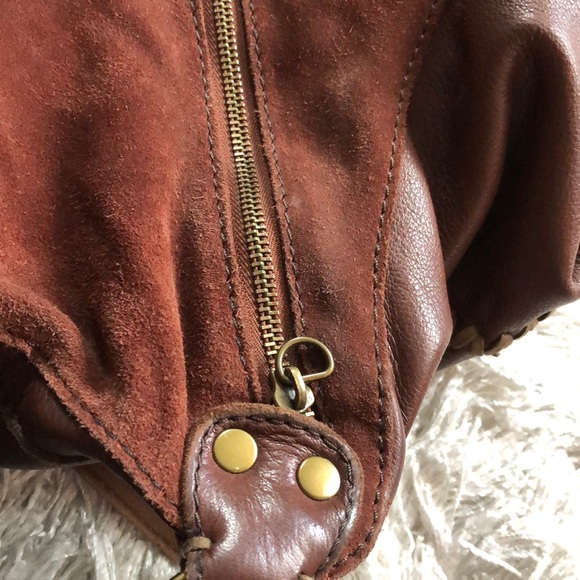 Lucky Brand brown Leather/Suede Tote - Picture 5 of 5